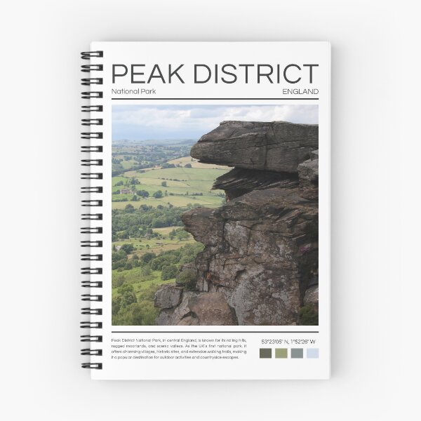 Item preview, Peak District National Park - England  designed and sold by StudioRedKoala.