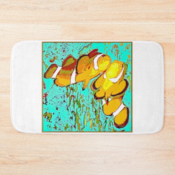 Item preview, Clown Fish Pair, Salt Water Reef Fish, Digital Illustration designed and sold by AMacGPhilly.