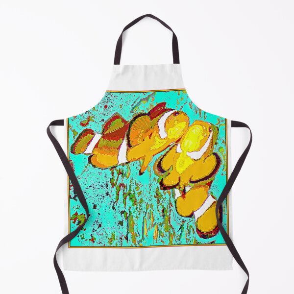 Item preview, Clown Fish Pair, Salt Water Reef Fish, Digital Illustration designed and sold by AMacGPhilly.