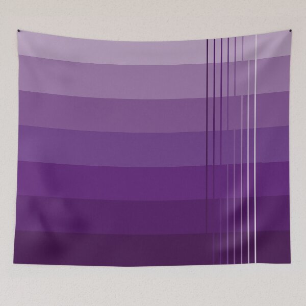 Item preview, Simple design with shades from light purple to dark purple designed and sold by Cherevan.