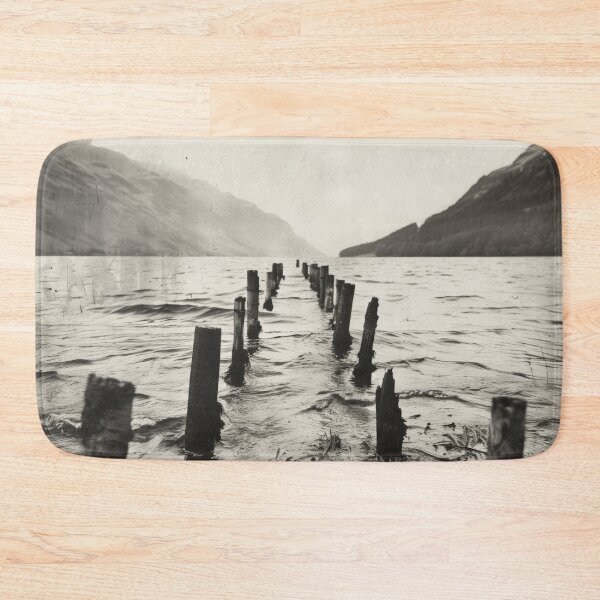Item preview, LONELY PIER – Modern Home Art Print designed and sold by MarkedArtPrints.