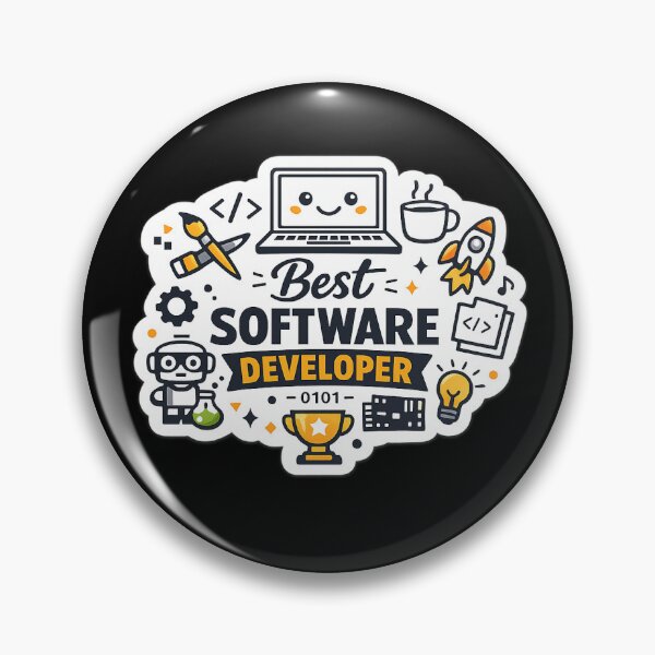 Item preview, Best Software Developer Kawaii Robot Programmer designed and sold by novadawy.