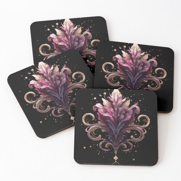 Item preview, Purple Plumes Lineart designed and sold by JaimeLikes.