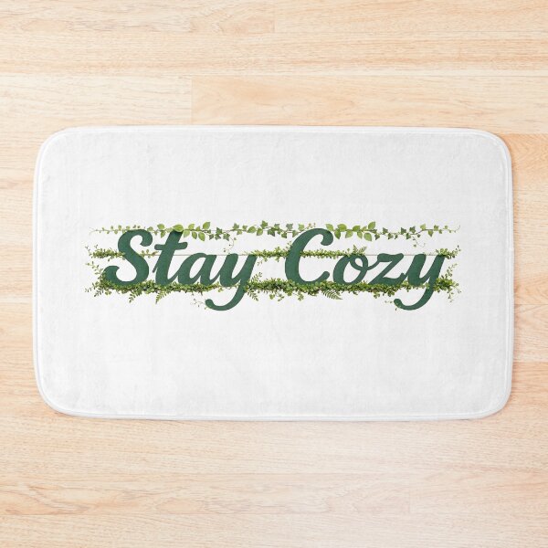Item preview, Stay Cozy Cottagecore – Botanical Aesthetic Green Typography Design designed and sold by Italkam.