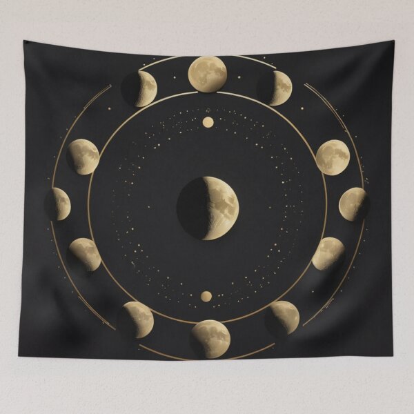 Item preview, Minimalist Moon Phases designed and sold by GenesisArtis.