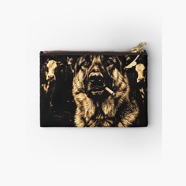 Item preview, German Shepherd Western Graphic Cowboy Dog Smoking designed and sold by otaku.edwardj.