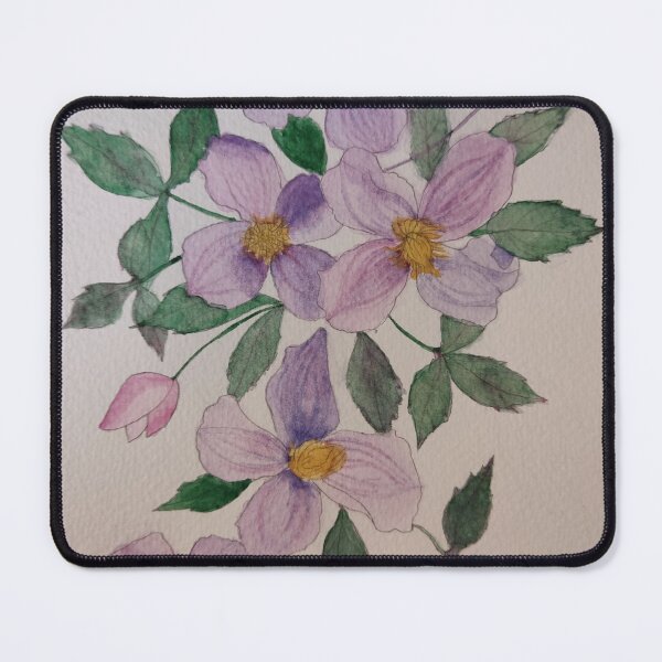 Item preview, Purple Clematis in watercolour designed and sold by esvb.