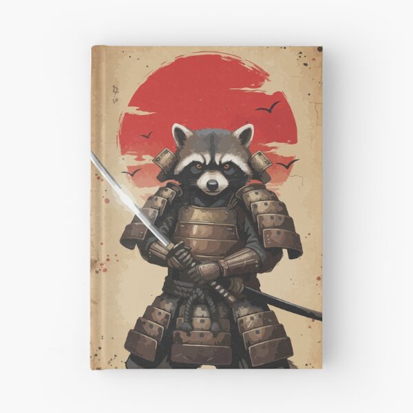 Item preview, Tanuki Shogun - Vintage Japanese Samurai Raccoon Warrior Art designed and sold by YYoYY.