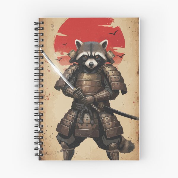 Item preview, Tanuki Shogun - Vintage Japanese Samurai Raccoon Warrior Art designed and sold by YYoYY.