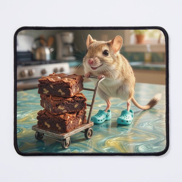 Item preview, Baluchistan Pygmy Jerboa Pilfers the Brownies  designed and sold by Tridentulus.