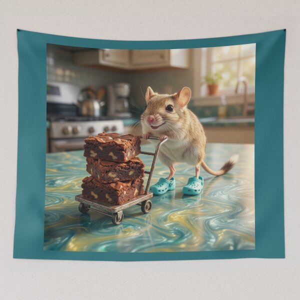 Item preview, Baluchistan Pygmy Jerboa Pilfers the Brownies  designed and sold by Tridentulus.