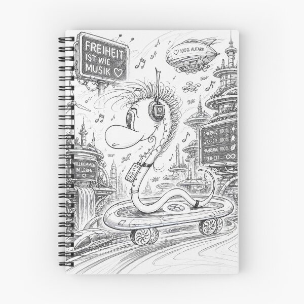 Item preview, Freedom is like music designed and sold by WillkommenImLeben.