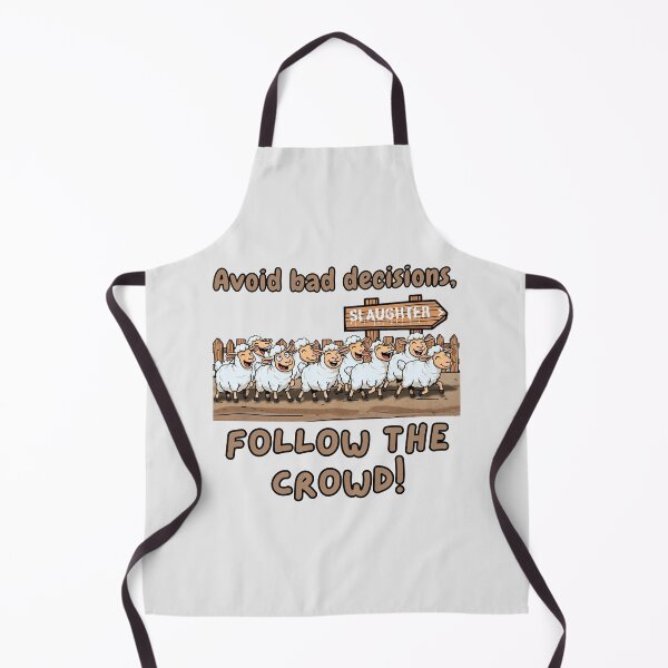 Item preview, Naive Sheep - Avoid Bad Decisions, Follow the Crowd designed and sold by Marlette LLC.