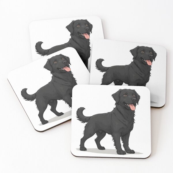 Item preview, Black Golden Retriever Illustration – Elegant Dark-Coated Dog Art designed and sold by Karolina’s Cozy Creations.