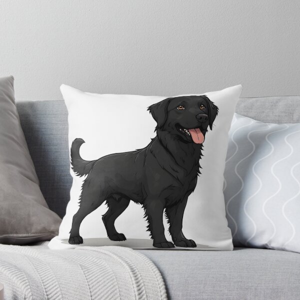 Item preview, Black Golden Retriever Illustration – Elegant Dark-Coated Dog Art designed and sold by Karolina’s Cozy Creations.