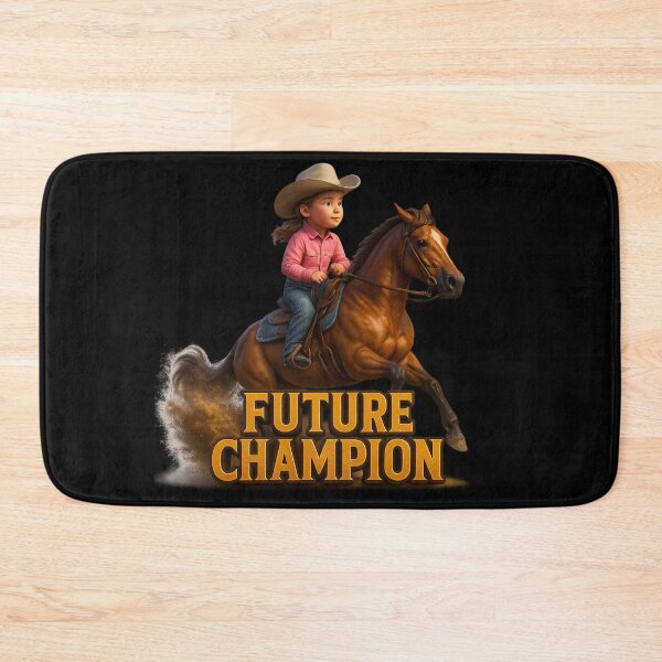 Item preview, Future Champion – Young Cowgirl Spirit and Western Dreams designed and sold by  QuarterHorseArt by Just my Studio.