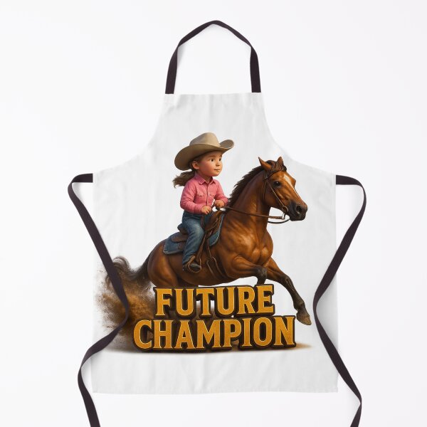 Item preview, Future Champion – Young Cowgirl Spirit and Western Dreams designed and sold by QuarterHorseArt by Just my Studio.