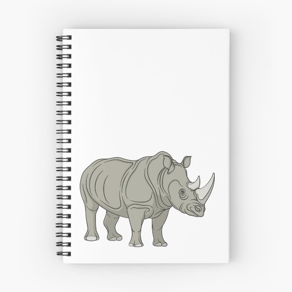 Item preview, Illustration with rhinoceros designed and sold by RizikCat.