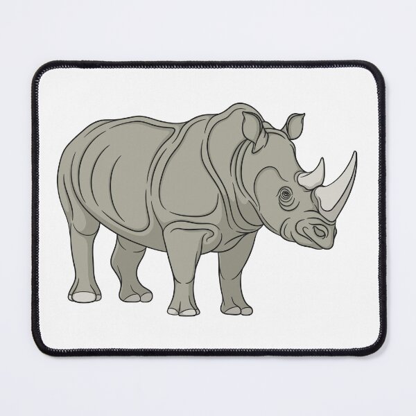 Item preview, Illustration with rhinoceros designed and sold by RizikCat.