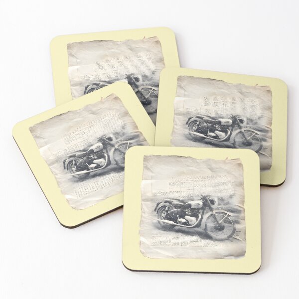 Item preview, Retro Motorcycle designed and sold by Retro Whimsy.