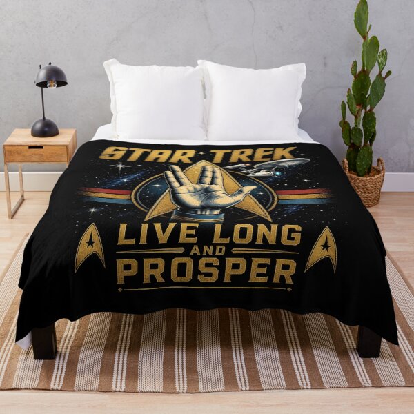 Item preview, Retro Space Ship Live Long Prosper 2 designed and sold by Kate1art.
