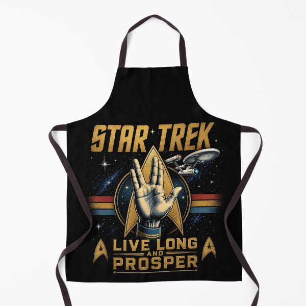 Item preview, Retro Space Ship Live Long Prosper 2 designed and sold by Kate1art.