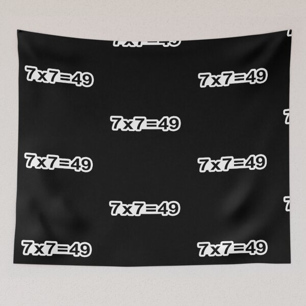 Item preview, 7x7=49 | Handsome Meme Design designed and sold by CodexCurio.