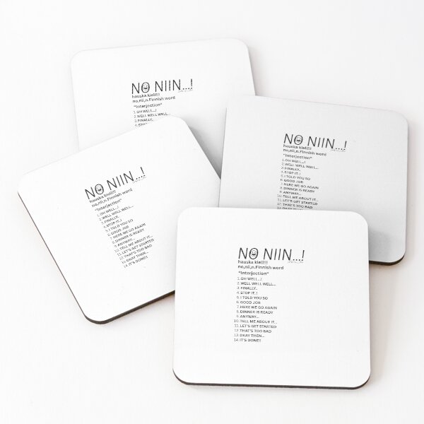 Item preview, No niin Mug / Funny Finnish Coffee Mug / Scandinavian Humor Cup / Gift for Finn / Minimalist Nordic Mug / Learn Finnish Sticker designed and sold by VainPro.