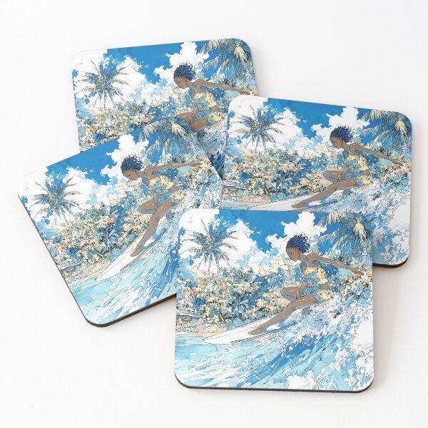 Item preview, Catching the Curl: Vibrant Coastal Life designed and sold by Banal25.