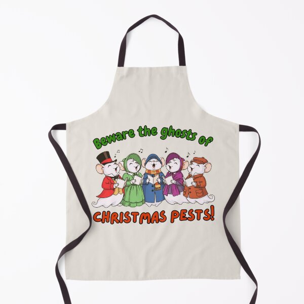 Item preview, Caroling Ghost Mice - Beware the Ghosts of Christmas Pests designed and sold by Marlette LLC.