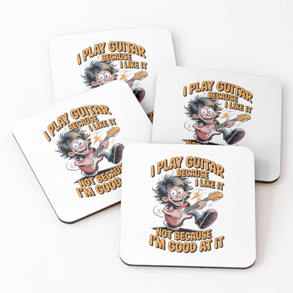 Item preview, I Play Guitar Because I Like It Not Because I'm Good At It designed and sold by Naitsebas.