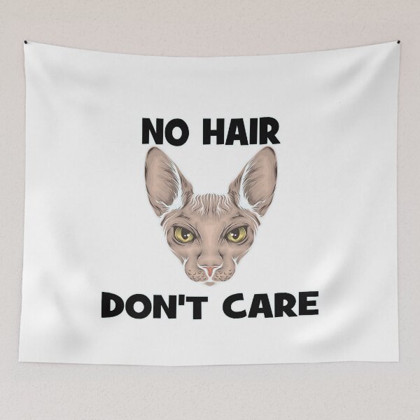 Item preview, Sphynx Cat Funny No Hair Don't Care  designed and sold by LusterCraft.