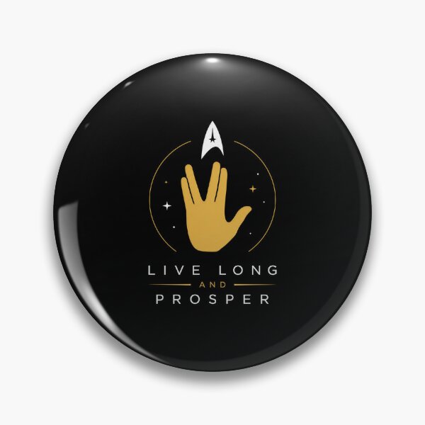 Item preview, Minimalistic Space Explorer Live Long And Prosper designed and sold by Kate1art.