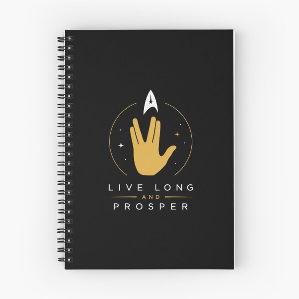 Item preview, Minimalistic Space Explorer Live Long And Prosper designed and sold by Kate1art.