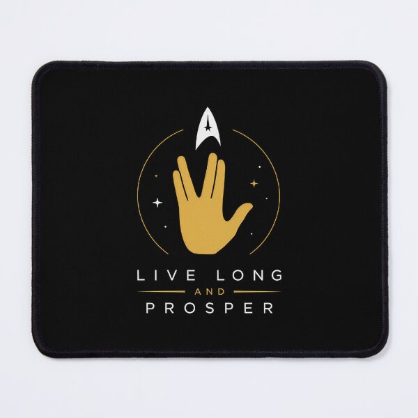 Item preview, Minimalistic Space Explorer Live Long And Prosper designed and sold by Kate1art.