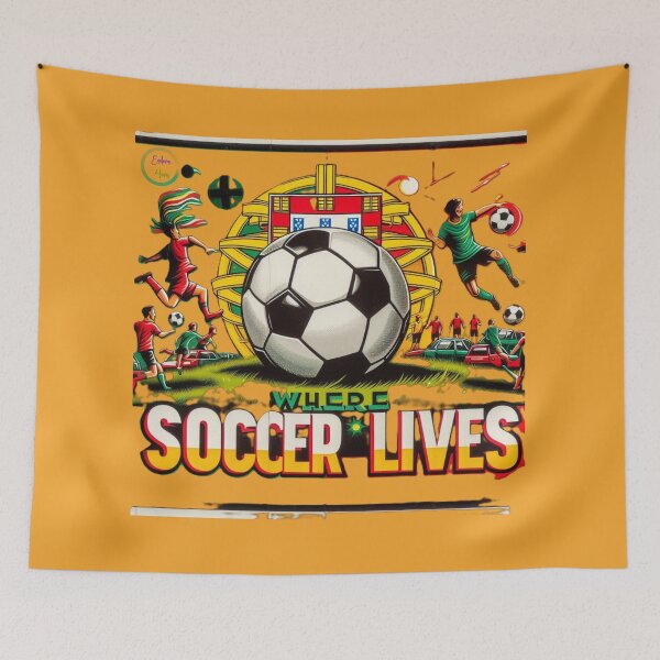 Item preview, Where Soccer Lives - Portugal designed and sold by Endeva4eva.