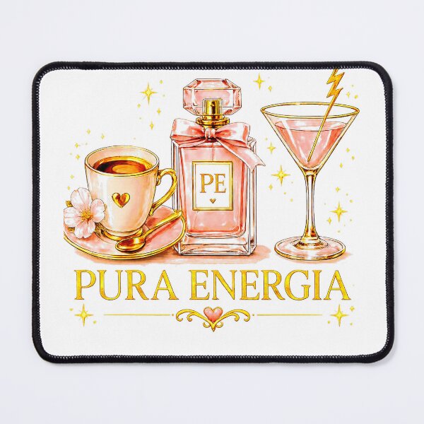 Item preview, Pura Energia Pink Luxury Sticker – Coffee Perfume Cocktail Glam Aesthetic designed and sold by Puraenergia Stickers.