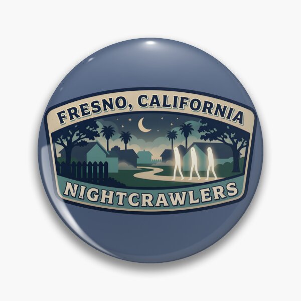Item preview, Fresno, California – Nightcrawlers | National Park Badge Design designed and sold by ElNiro.