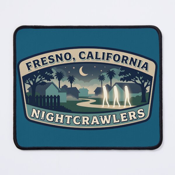 Item preview, Fresno, California – Nightcrawlers | National Park Badge Design designed and sold by ElNiro.