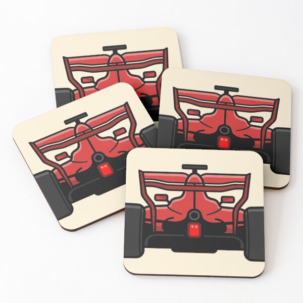 Item preview, Red F1 Car Rear View – Flat Vector Icon designed and sold by ticzla95.