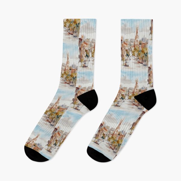 Item preview, San Francisco Church Watercolor designed and sold by caracatita75.