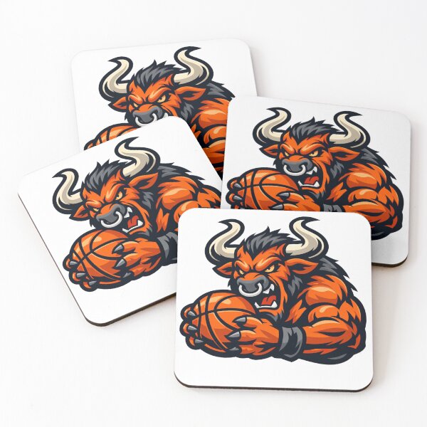 Item preview, Angry Bull Basketball Mascot Sports Illustration designed and sold by Verdezeus86 .