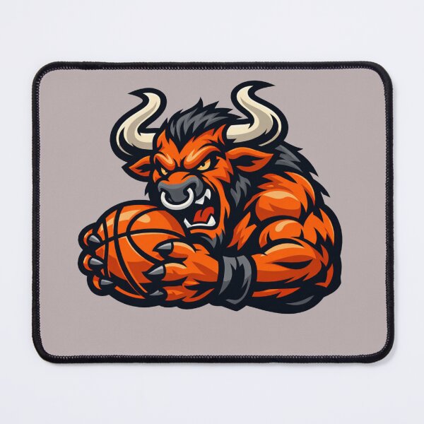 Item preview, Angry Bull Basketball Mascot Sports Illustration designed and sold by Verdezeus86 .
