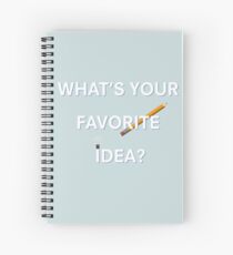Cuaderno de espiral Cuaderno DHMIS "¿Cuál es tu idea favorita?" Citar