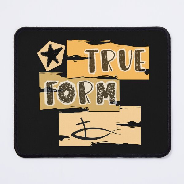 Item preview, True Form Christian Design | Minimalist Faith Typography | Cross & Ichthys Symbol Aesthetic designed and sold by Aquarius-club.