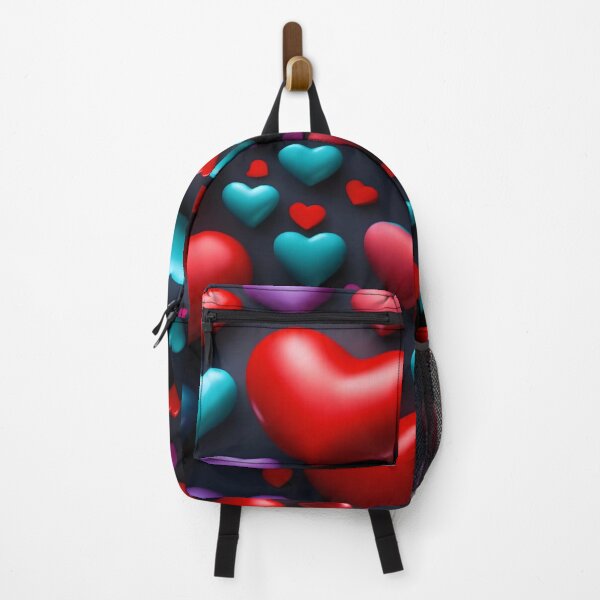 Item preview, 3D Colorful Hearts iPhone Case designed and sold by Luxury Gold & Dark Aesthetic Designs.