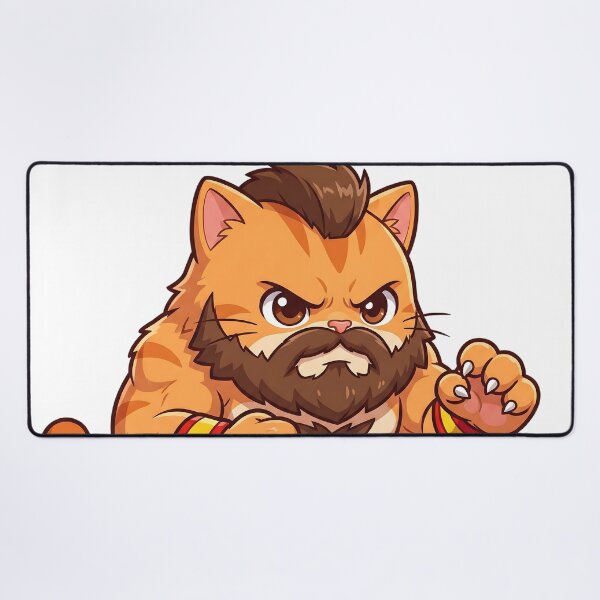 Item preview, Cute Wrestling Cat Fighter Cartoon designed and sold by CuteKats.
