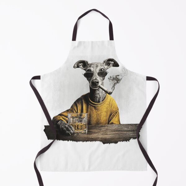 Item preview, Vintage Smoking Whippet Funny Dog Father's Day designed and sold by otaku.edwardj.