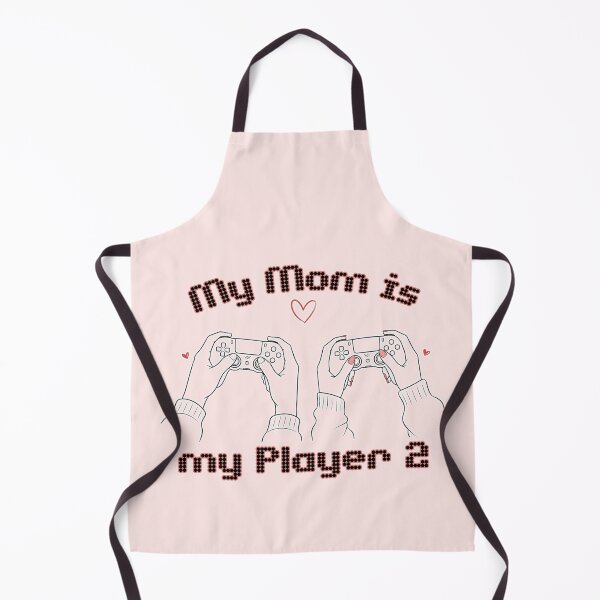 Item preview, Gamer Mother's Day – Minimalist design with heart-shaped controllers | Love mom Player 2 designed and sold by Love&Geek.