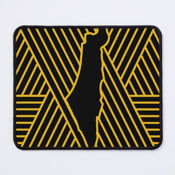Item preview, All Freedom Roads Lead to Palestine, Palestinian Map In Pattern Design - yellow designed and sold by Hurriyyatee.